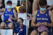 イギリス選手「さて、金メダルを入れるポーチを編み物で作るか」