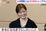 白石麻衣が『来年までにしたいこと』がこちら・・・