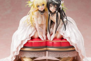 《異世界魔王と召喚少女の奴隷魔術》フィギュア「シェラ」「レム」ウエディングドレス予約開始！恍惚な表情にドキドキ