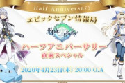 【エピックセブン】ハーフアニバーサリーって何やるんだろ？