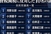 消費減税、自民党臨時総務会で全会一致で了承　宮沢洋一と中谷元は欠席