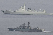中国とロシアの海軍艦艇11隻が沖縄本島と宮古島の間を北上…日本列島を半周した形！