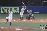 【 GIF 】今日の巨人･阿部のカーブ狙い撃ちホームラン･･･