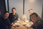DeNA山﨑康と伊藤光　横浜F・マリノスの宮市選手、栗原選手と食事会！