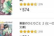 【画像】漫画「薬屋のひとりごと」、アマラン独占でポスト鬼滅へｗｗｗｗｗ
