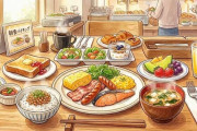 【画像】この朝食バイキング、走攻守完璧だと話題に