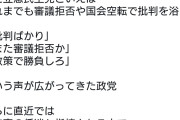支持率マイナスへの挑戦　〜　立憲民主党さん、支持率急落に懲りずにまたもや審議拒否