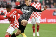 フライブルクが敵地でマインツに完封勝利! スタメンの堂安律は終盤に途中交代