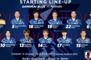 【速報】サッカー日本代表vsオーストラリア戦のスタメン発表キターー！！ｗｗｗｗ
