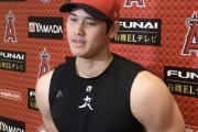 【画像】2018のヒョロガリ大谷翔平と2021年の大谷翔平の筋肉の違いをご覧ください
