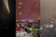 中国のドローン花火ショーで事故、火の粉が観客席に降り注ぎまるで焼夷弾の爆撃！
