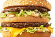 マクドナルド1月16日値上げ、「ハンバーガー」170円「ビッグマック」450円、“倍バーガー”パティ2枚→4枚は200円に