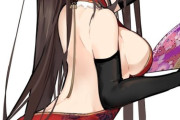 【FGO】チャイナドレスを着た虞美人さんイラスト！！　背中がセクシーすぎます//////