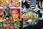 ジャンプの絶対王者『ワンピース』、新刊売上でついに『鬼滅の刃』に抜かれたらしい