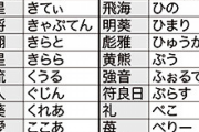 【発表】キラキラネーム110選！wwwwwwwwwwwww