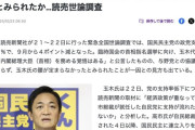 国民民主党の支持率、半減wwww
