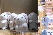 【カオス】ぺこちゃん、兎人形増えてて草【ぺこぞん】