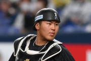ロッテ松川虎生（4年目）「理想の自分と現実の自分がかけ離れている。まずは1年間1軍でやりたい」