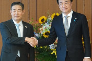 韓日国防相が東京で会談　「交流・協力」拡大に合意