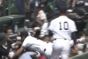 【超画像】高校球児さん、カメラマンと激突しガチで痛そう