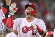 カープ末包昇大、11号決勝ホームラン！阪神加治屋から値千金打！！