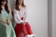 素敵な関係！櫻坂46守屋茜×渡辺梨加『B.L.T.』1月号オフショット公開