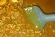 朝からカレー作っとる
