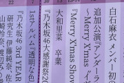 日産スタジアムに掲示された『乃木坂46年表』大和里菜の表記に変化が！！！！！！