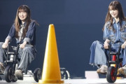 【乃木坂46】必死に三輪車を漕ぐ小川彩と筒井あやめが可愛すぎるwww