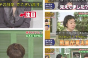 【画像】テレビで女性司会者が胸チラｗｗｗｗｗｗｗｗｗ