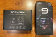 4980円の激安アクションカメラ「Apexcam」と最新の「GoPro HERO9 Black」を比べてみた