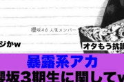 【衝撃】暴露系アカウントがついに坂道人気メンバーに言及…
