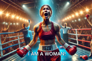 【地獄】性別問題の女ボクシング・ヘリフ、試合に圧勝しリング上で「私は女よ！」と涙で絶叫