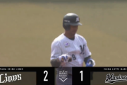 マーティン昨日の再現タイムリー！藤原が快足飛ばしてホームイン！ロッテが1点返す！
