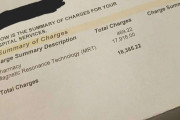 アメリカ人、MRI一枚撮っただけで1万8千ドルも請求されてしまう
