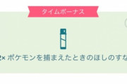 【ポケモンGO】グローバルチャレンジ達成！「ほしのすな2倍ボーナス開始！」