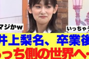 【衝撃】櫻坂46井上梨名卒業後はあっち側の世界へ行ってしまわれる模様…