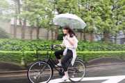 自転車で傘さし運転は危なくないと思ってるやつ