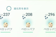 【ポケモンGO】ペロッパフアワー反省会！「やっぱりスポアワの色違い率上がってる？」「ペロッパフの捕獲率低すぎ問題」