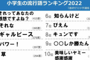 【発表】小学生の流行語ランキングはこちら