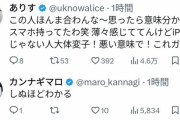 【悲報】女さん「iPhoneじゃないスマホ持ってるヤツ、ガチで大体変！悪い意味で！」