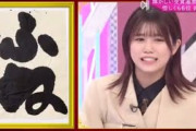 櫻坂46【武元唯衣】書道も愛らしいちゅけもん