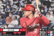 田中広輔.167（66-11）1本1打点、得点圏.000、OPS.479 失策3 盗塁0失敗2