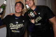 【最高のデュオ】大谷翔平と山本由伸の満面の笑み