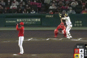 【阪神】6回裏 梅野、第4号ソロホームランで同点！！！！！