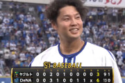 ベイスターズ 6－3 スワローズ　打線が繋がり13安打6得点で勝利