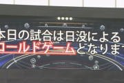 エキシビションマッチ日ハムvs巨人、日没コールドにより引き分けｗｗｗｗｗｗｗｗ