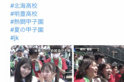 【北海高校】野球に『興味無さそうな』ギャルJK、甲子園のカメラにピースしてしまいバズるｗ