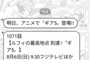 【悲報】麦わらのルフィ、アニメ『ワンピース』のネタバレをしてしまう