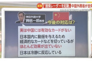 実は中国には有効なカードがない。日本に対し経済的なカード切っているが殆ど効果出てない  [12/9]